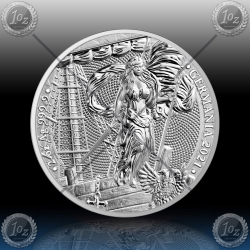 2oz GERMANIA 10 Mark 2021 *BU